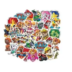 GARSIL - 50 Stickers Patrulla Canina - PAW Patrol - Etiquetas Autoadhesivas