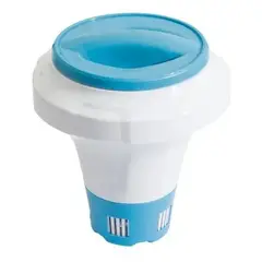 BESTWAY - Porta Cloro Flotante Con Guantes Silicona