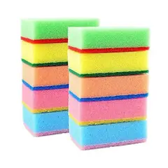 EKOI - Esponjas Cocina Lavavajillas Juego De 12 Esponjas De Colores