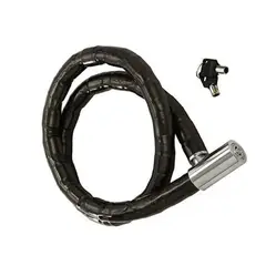 GENERICO - Candado Para Bicicletas Y Moto Manguera Negro