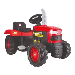 DOLU - Tractor Con Pedales Rojo 83x45x53 Cms