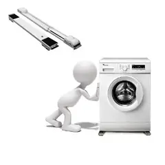 GENERICO - Soporte Para Refrigerador Lavadora Base Ajustable Con Ruedas