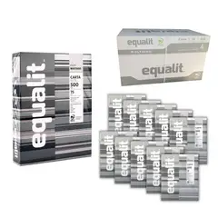 EQUALIT - Pack 10 Resma Carta 500 Hojas