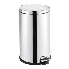 GENERICO - Basurero Acero Inoxidable Cierre Suave 40 Lts Soin