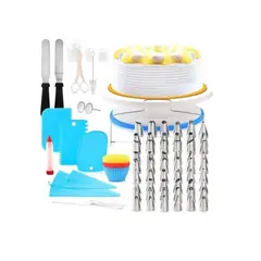OFERTABKN - Kit Decoración Para Repostería Con Soporte Giratorio 106 Pcs