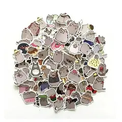 GARSIL - 100 Stickers Pusheen Cat - Etiquetas Autoadhesivas