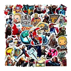 GARSIL - 50 Stickers Thor - Etiquetas Autoadhesivas