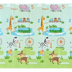 BEBECO - Alfombra Mat Bebe Antigolpe de 197x177 cms Zoo
