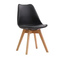 GENERICO - Silla Negra Modelo Tulip