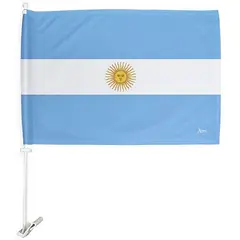 GENERICO - Bandera De Argentina De 45cm X 30cm Con Soporte Plástico