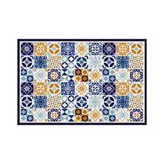 DAVANTI - Alfombra Decorativa Cocina Baldosa Mediterranea 70X100Cm