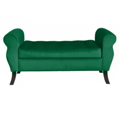 GENERICO - Banqueta Baúl Diva Color Verde