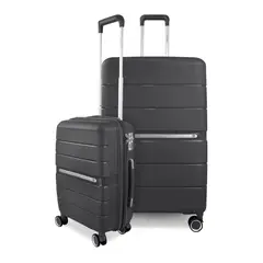 SWISS BAG - Pack 2 Maletas S cabina+L Grande gris Xpos