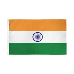 GENERICO - Bandera de la India de 90cm x 60cm