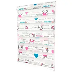 GENERICO - Cortina Roller Dúo Infantil Hello Baby 150x180 cms