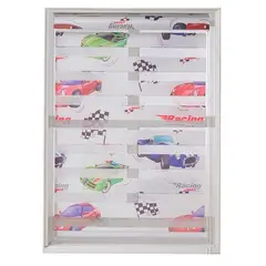 GENERICO - Cortina Roller Dúo Infantil Racing 160x180 cms