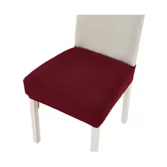 GENERICO - Pack de 6 fundas Protectoras Cubre Asientos de sillas de comedor