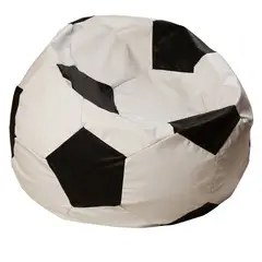 GENERICO - Pouf Pera Fútbol Eco Cuero 120x120x120 cm Máxima Design