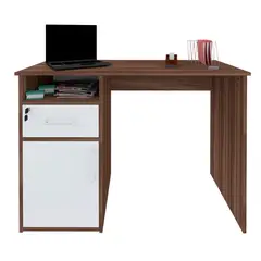 RODLER - Escritorio con Cajón Hall Café con blanco