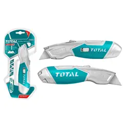 TOTAL TOOLS - Cuchillo Cartonero Retráctil