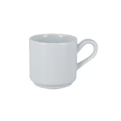 RAK PORCELAIN - SET DE 12 TAZA PORCELANA BLANCO 90CC ACCES RAK