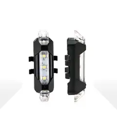 DEFENSOR FOREVER - Luz Trasera Recargable Para Bicicleta Blanco