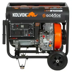 KOLVOK - Generador eléctrico a diésel 6500W partida eléctrica