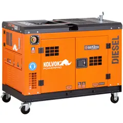 KOLVOK - Generador eléctrico a diésel 9600W trifásico partida eléctrica