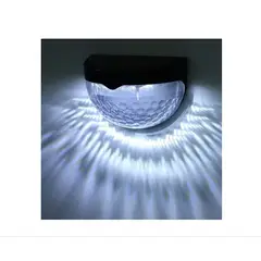 OFERTABKN - Pack 2 Aplique Foco Solar 6 Led Decoración Exterior Elegante Fria