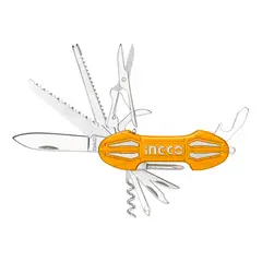 INGCO - Navaja Cortaplumas Multiusos 15 En 1 Hmfk8158
