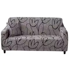 GENERICO - Cubre Sillon de 4 CUERPOS elasticada con DISEÑOS
