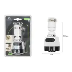 GENERICO - Filtro Llave Grifo Ahorro De Agua Giratorio 360