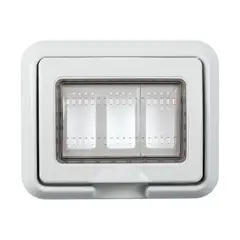 BTICINO - Placa 3 Puestos Magic/Matix Ip55 S/Adaptador