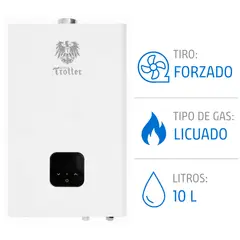 ALBIN TROTTER - Calefont Tiro Forzado Digital 10 L Gas Licuado