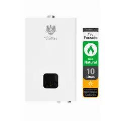 ALBIN TROTTER - Calefont Tiro Forzado, Digital, 10 litros, Gas Natural