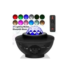 OFERTABKN - Proyector De Galaxia Estrellas Led Y Sonido Bluetooth