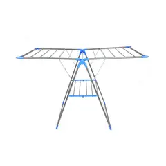 GENERICO - Tendedero Organizador de Ropa Plegable con Bandeja 2 Niveles