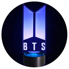 3DILUTION - Lampara Mesa 3d BTS Fanart Base Negra