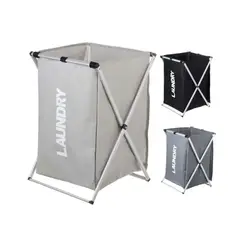 GENERICO - Cesta gris De Almacenamiento De Ropa Sucia Plegable Organizador