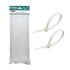TOTAL TOOLS - Brida Amarra Abrazadera Plastica 300 X 4.8mm Pack 100 Unds