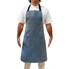 INDUSBORD - Pechera Denim Jaspeada Azul