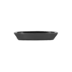RAK PORCELAIN - SET DE 12 PLATO RECTANGULAR PORCELANA NEGRO 17CM NEOFUSION RAK