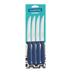 TRAMONTINA - Cuchillos De Asado Ipanema Azul 12Unds