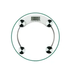 GENERICO - Balanza Peso Báscula Digital De Baño Vidrio 180k Redonda