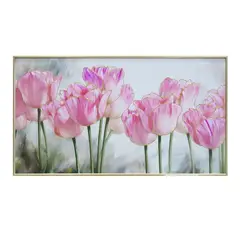 MSA MUEBLES SANTA ANA - CUADRO JARDIN DE TULIPANES NPM (140 x 4 x 80 cm)