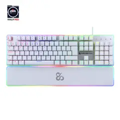 NEWSKILL - Teclado Gungnyr Gamer TKL Pro Ivory RGB Switch Gateron Red