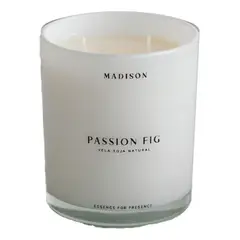 MADISON - Vela Soja Natural 320 Grms Transparente Passion Fig