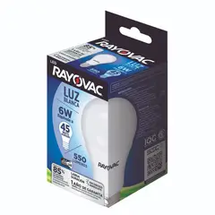 RAYOVAC - Ampolleta Led E27 6w Luz Blanca