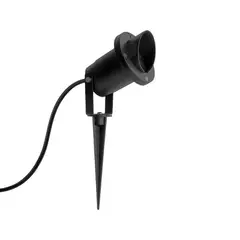 LED STUDIO - ESTACA CON VISERA SIN AMPOLLETA GU10 NEGRA