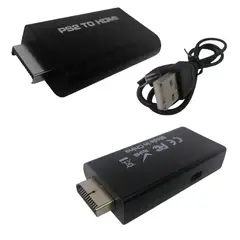 GENERICO - Adaptador Convertidor Para Consola Ps2 A Hdmi Jack De 35mm